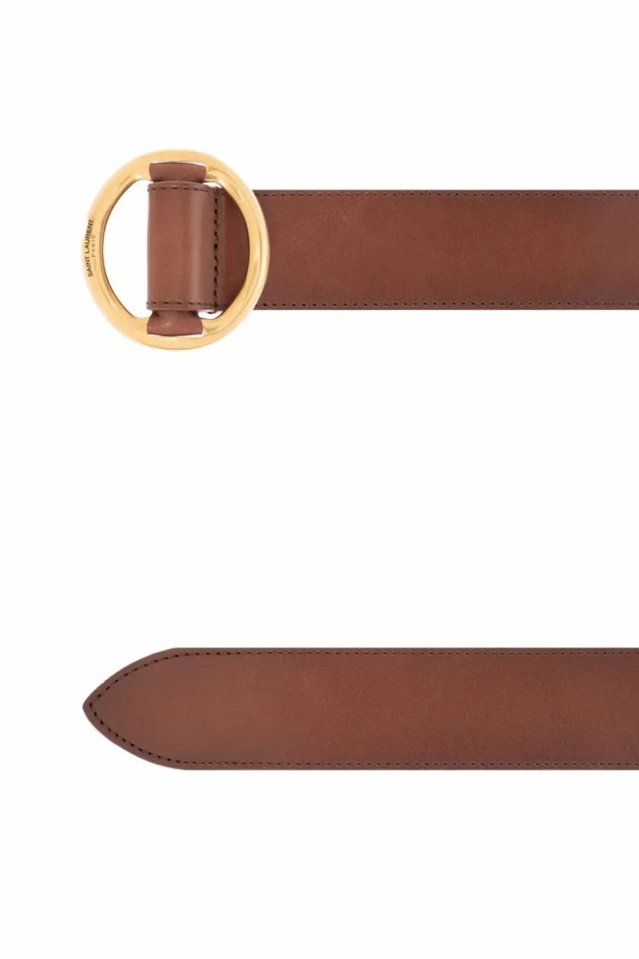 Saint Laurent BROWN Leather belt