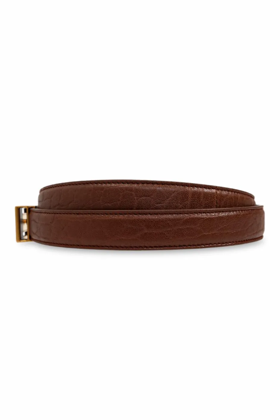 Saint Laurent BROWN Leather belt