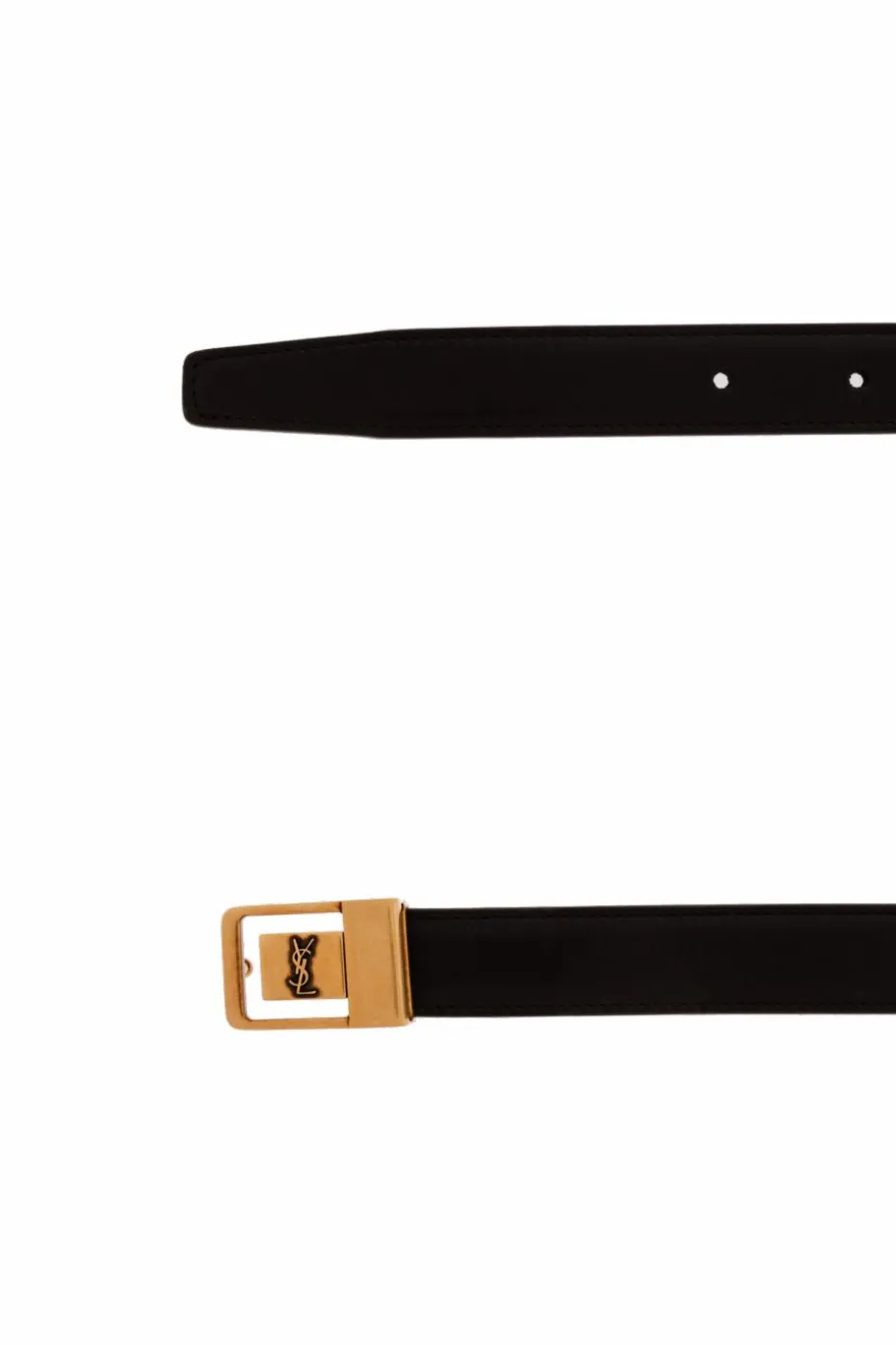Saint Laurent BROWN Leather belt