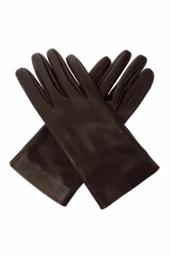 Saint Laurent BROWN Leather gloves