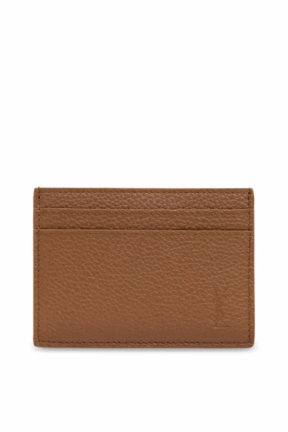 Saint Laurent BROWN Leather card case