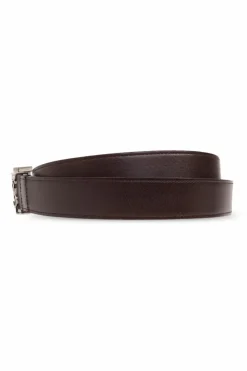 Saint Laurent BROWN Leather belt