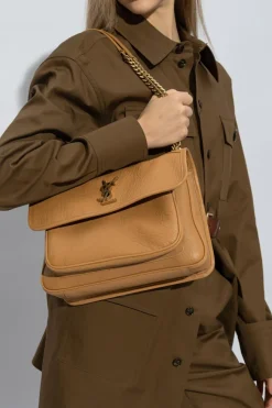 Saint Laurent BROWN ‘Niki Medium’ shoulder bag