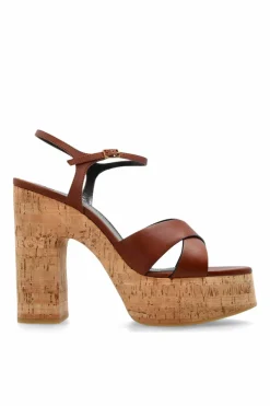 Saint Laurent BROWN Platform sandals Bianca
