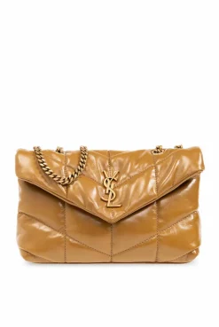Saint Laurent BROWN ‘Puffer Toy’ shoulder bag