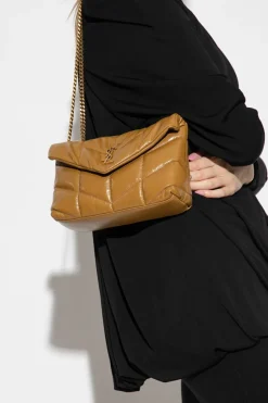 Saint Laurent BROWN ‘Puffer Toy’ shoulder bag