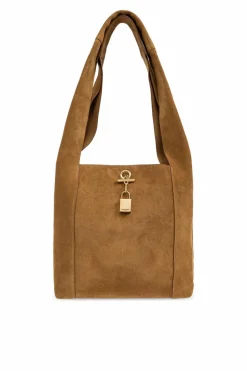 Saint Laurent BROWN Saint Laurent `Tanger` Shoulder Bag