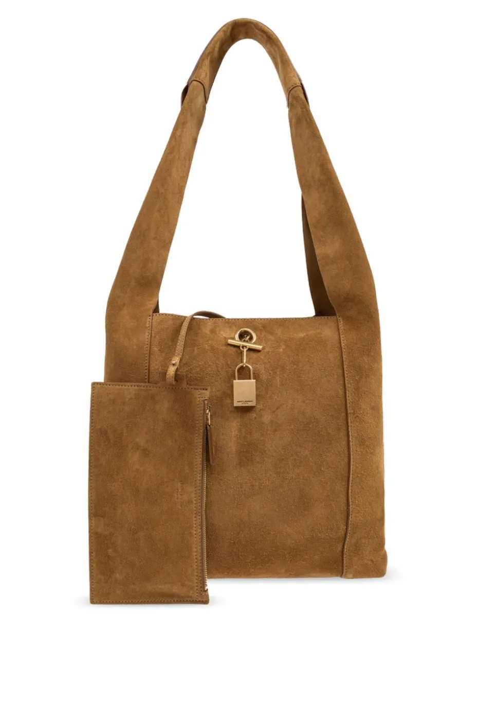 Saint Laurent BROWN Saint Laurent `Tanger` Shoulder Bag
