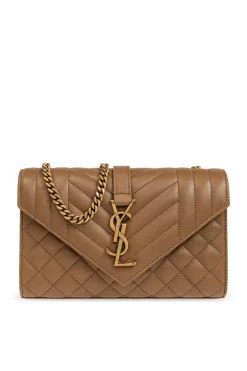 Saint Laurent BROWN Shoulder Bag Envelope