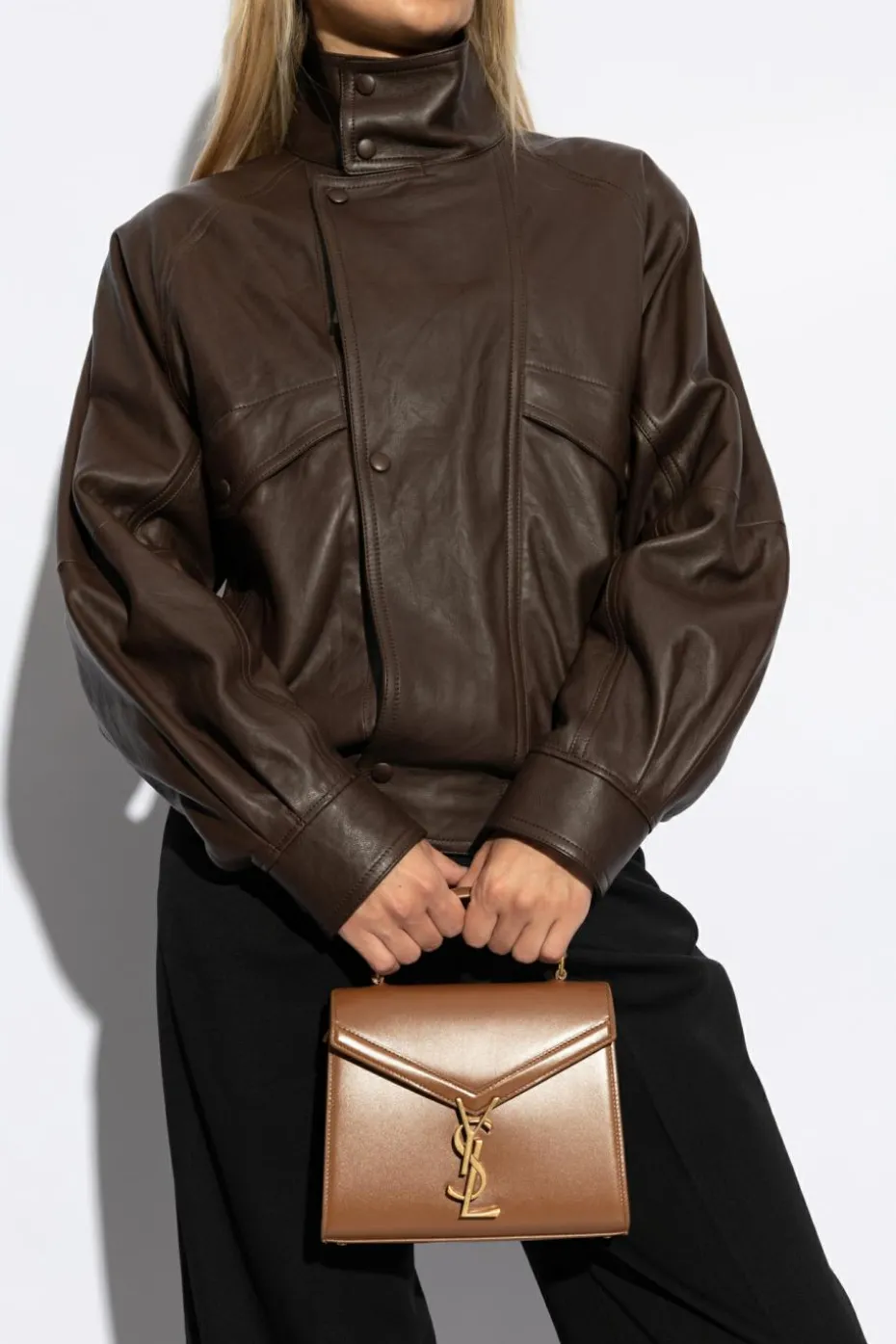 Saint Laurent BROWN Shoulder bag Cassandra