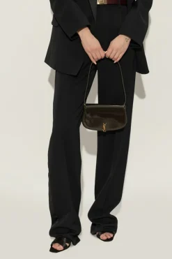 Saint Laurent BROWN Shoulder bag Voltaire Mini