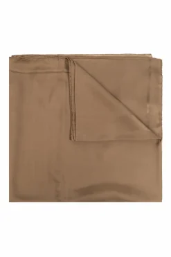 Saint Laurent BROWN Silk Scarf