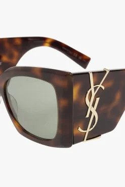 Saint Laurent BROWN ‘SL M119 Blaze’ sunglasses