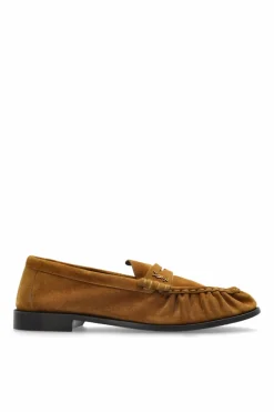 Saint Laurent BROWN Suede shoes in loafers style