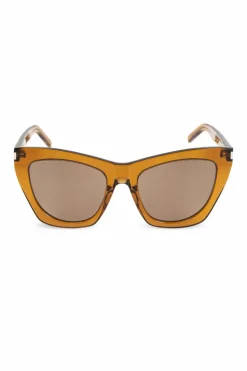 Saint Laurent BROWN Sunglasses SL 214 Kate