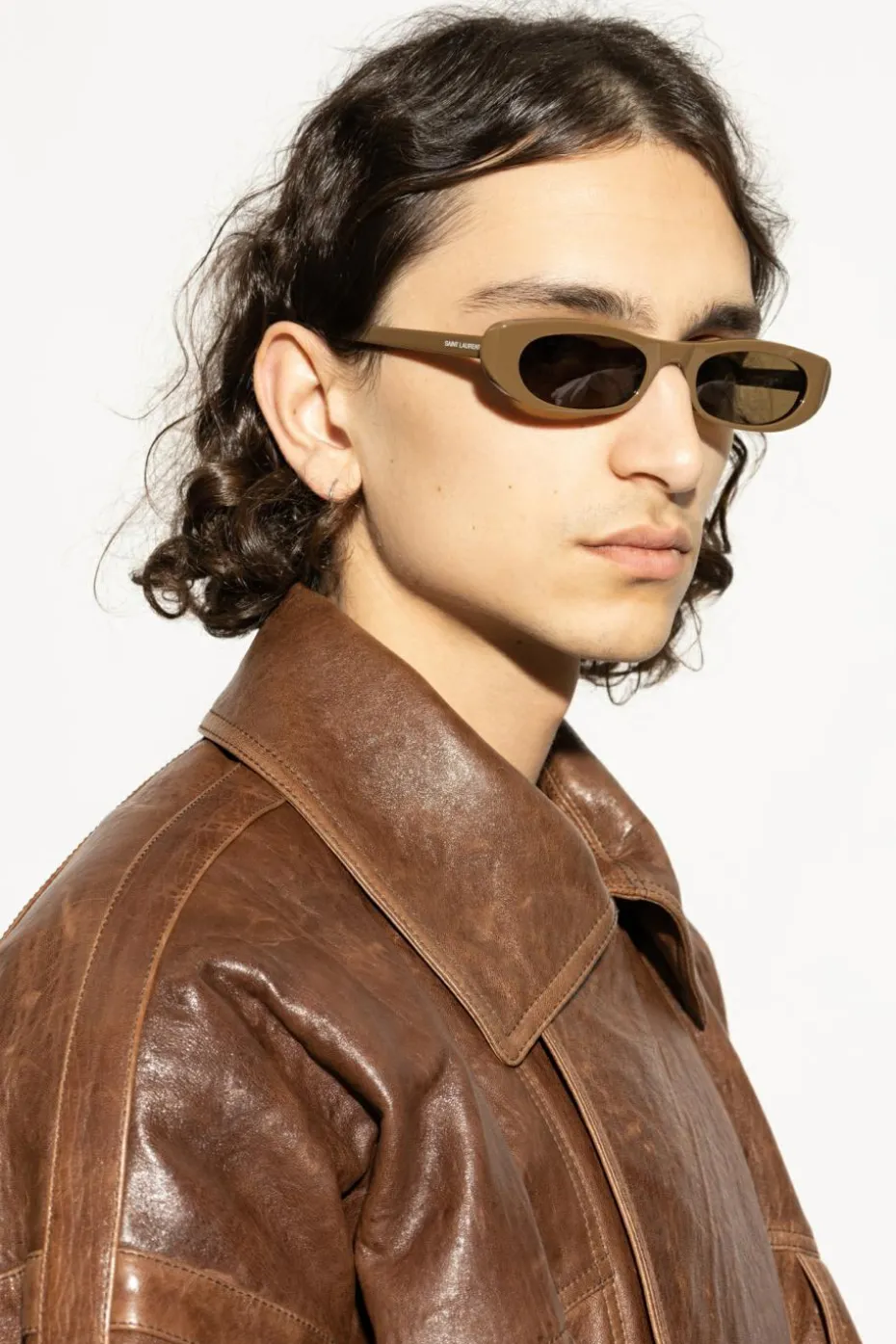 Saint Laurent BROWN Sunglasses `SL 557 SHADE`