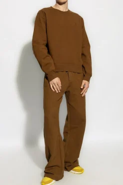 Saint Laurent BROWN Sweatshirt with Saint Laurent logo