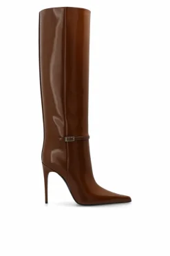 Saint Laurent BROWN ‘Vendome’ heeled boots