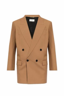 Saint Laurent BROWN Wool blazer