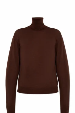 Saint Laurent BROWN Wool turtleneck