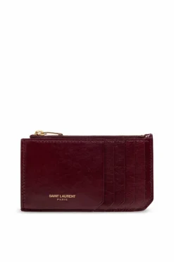 Saint Laurent BURGUNDY Card case