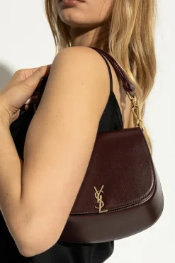 Saint Laurent BURGUNDY Handbag "Voltaire Mini"
