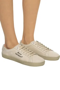 Saint Laurent cream 'Court Classic Sl/06' sneakers