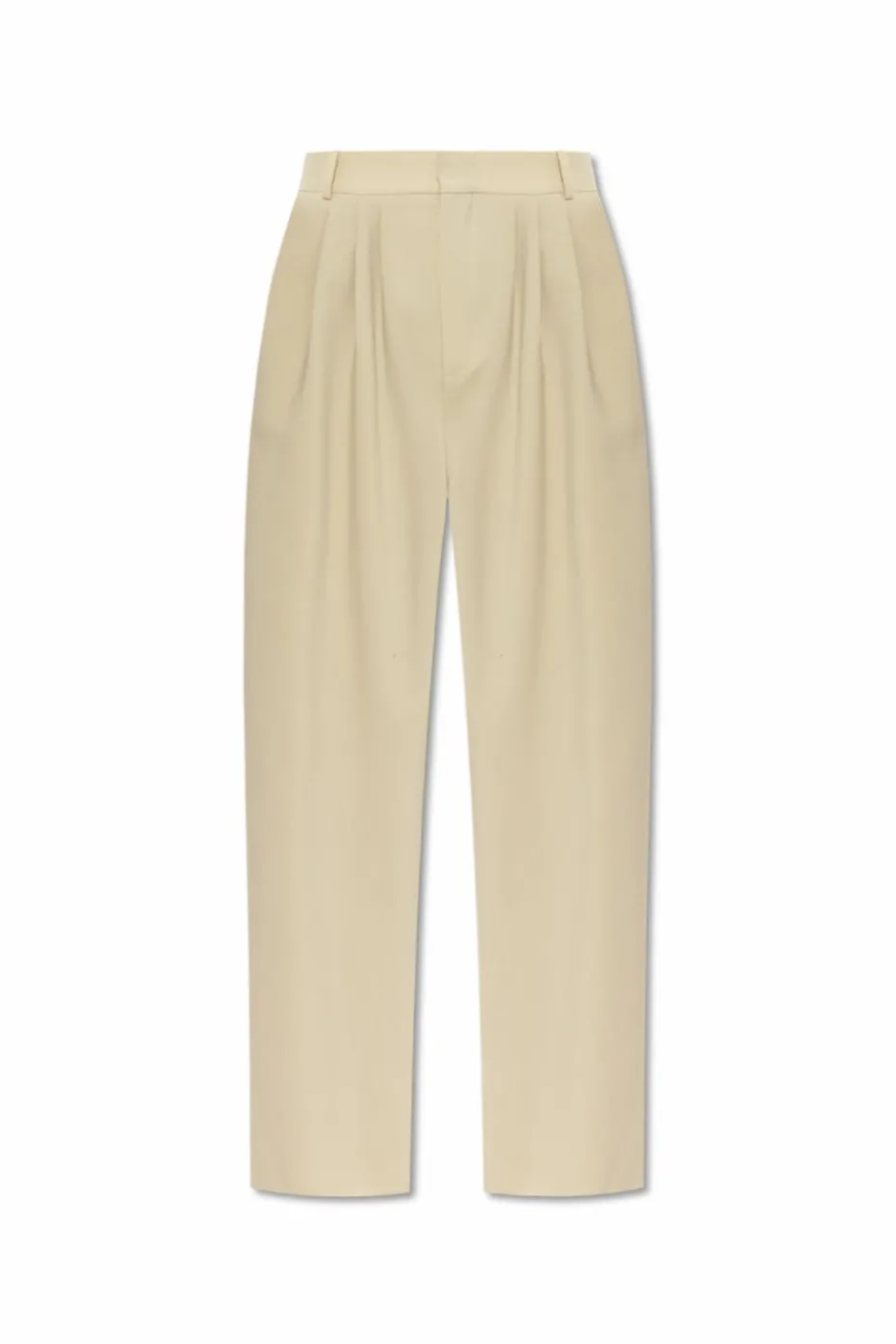 Saint Laurent cream High-waisted pants
