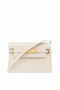 Saint Laurent cream ‘Manhattan Small’ shoulder bag