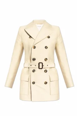 Saint Laurent cream Short coat