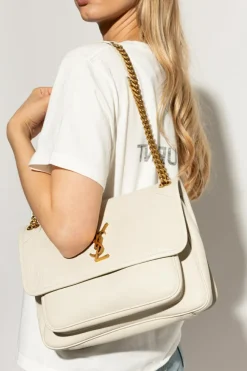 Saint Laurent cream Shoulder bag 'Niki'