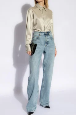 Saint Laurent cream Silk shirt
