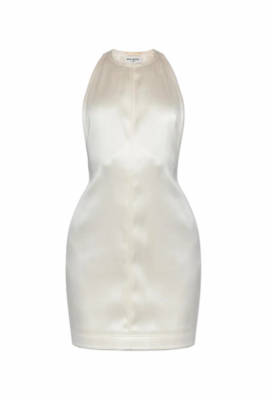 Saint Laurent cream Silk dress