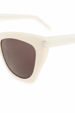 Saint Laurent cream Sunglasses SL 214 KATE