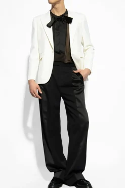 Saint Laurent cream Wool Blazer