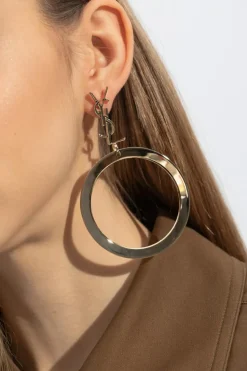 Saint Laurent GOLD Brass Earrings