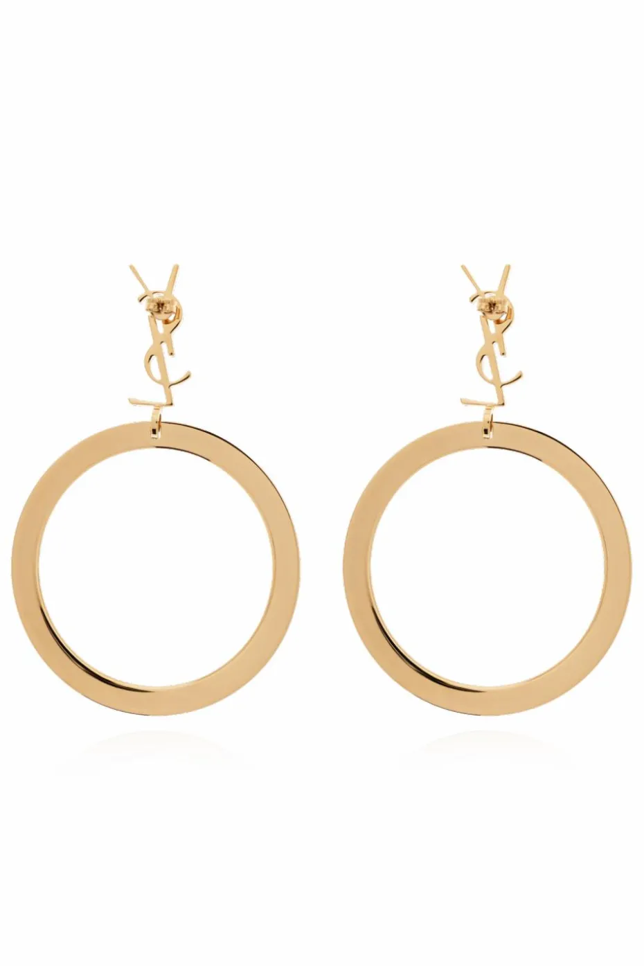 Saint Laurent GOLD Brass Earrings