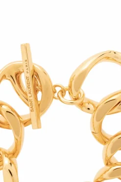 Saint Laurent GOLD Brass bracelet