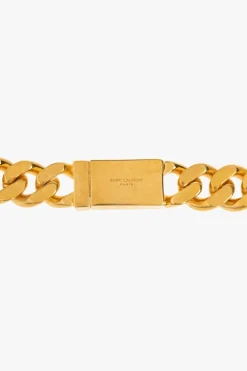 Saint Laurent GOLD Brass necklace