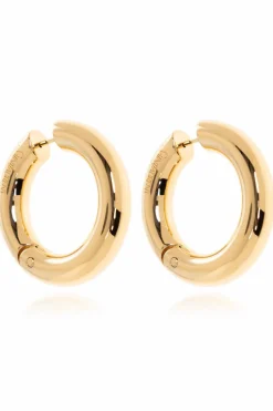 Saint Laurent GOLD Round earrings