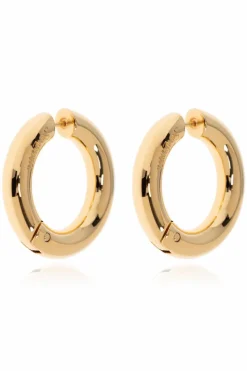 Saint Laurent GOLD Round earrings