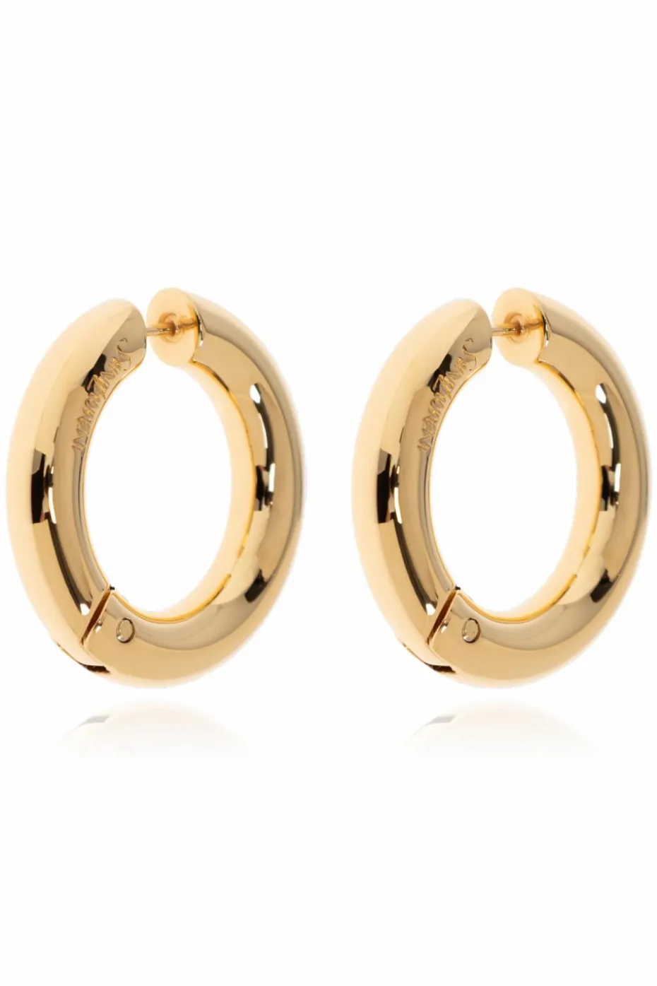 Saint Laurent GOLD Round earrings
