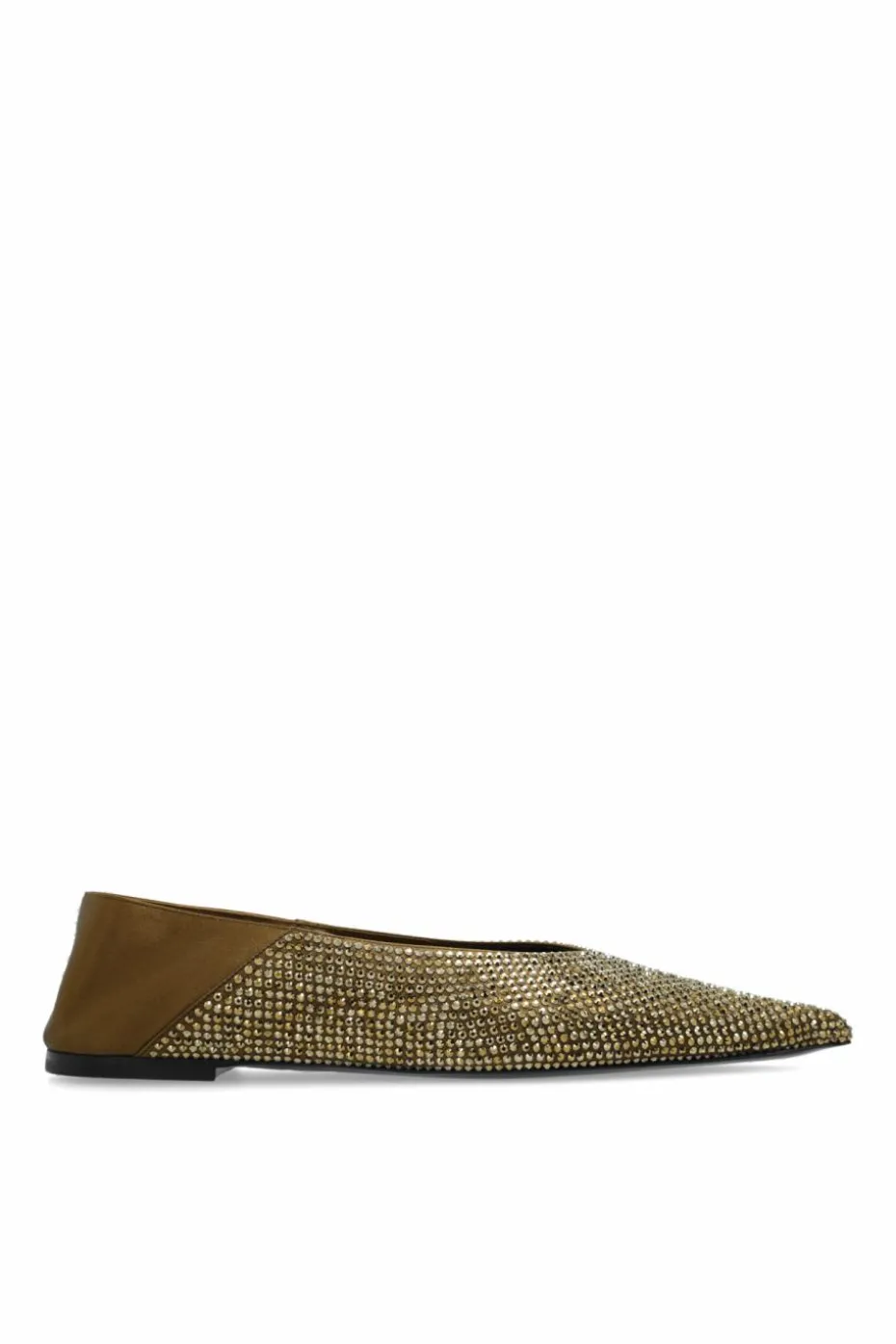 Saint Laurent GREEN Ballet Flats `Nour`