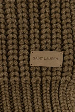 Saint Laurent GREEN Cashmere scarf