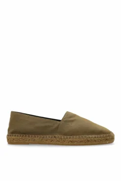Saint Laurent GREEN Espadrilles 'Gabardine'