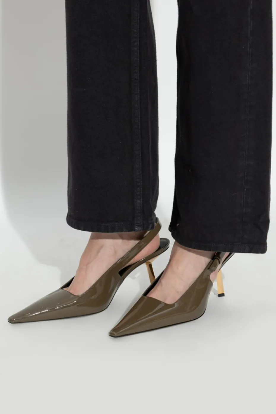 Saint Laurent GREEN Heeled shoes Lee