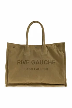 Saint Laurent GREEN "Rive Gauche Large" shopper bag