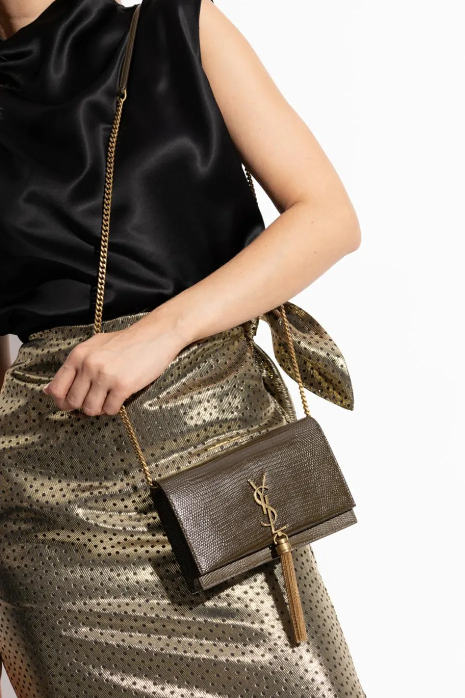 Saint Laurent GREEN Shoulder bag Kate