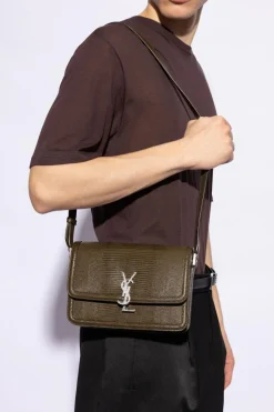 Saint Laurent GREEN ‘Solferino Medium’ shoulder bag