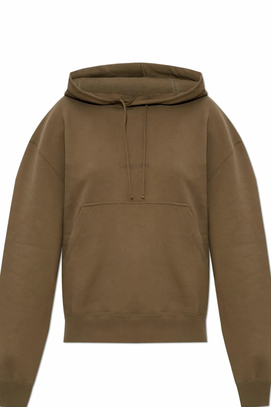 Saint Laurent GREEN Sweatshirt with embroidered logo